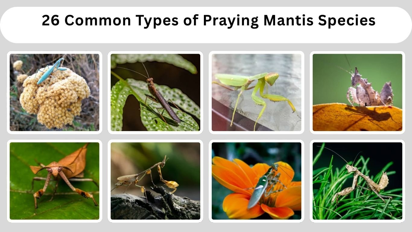 26 Common Types of Praying Mantis Species (ID with Picture)