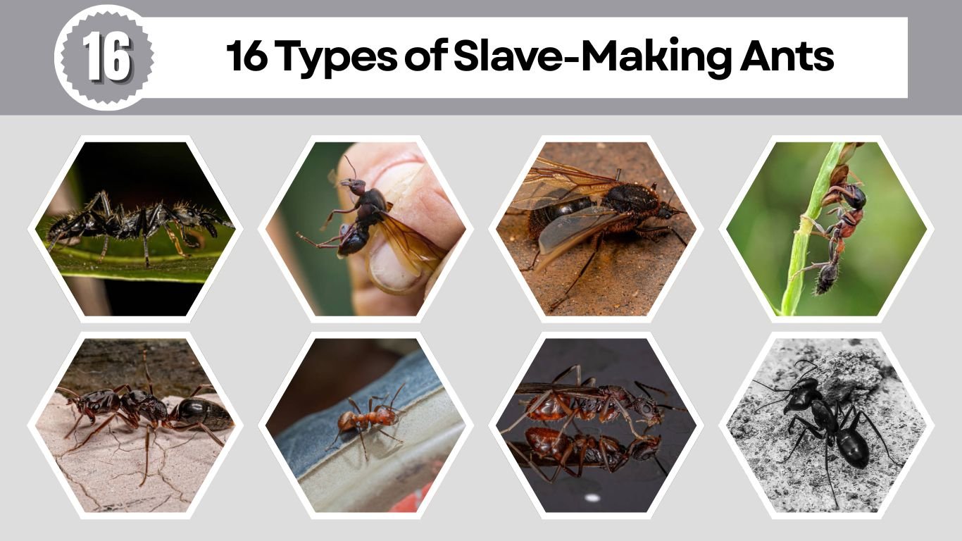 16 Types of Slave-Making Ants: Identification with Pictures