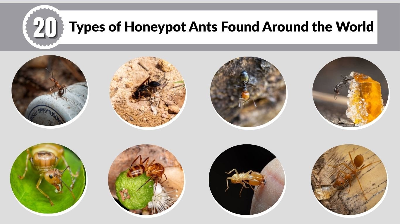 20 Types of Honeypot Ants Found Around the World (ID & Pictures)
