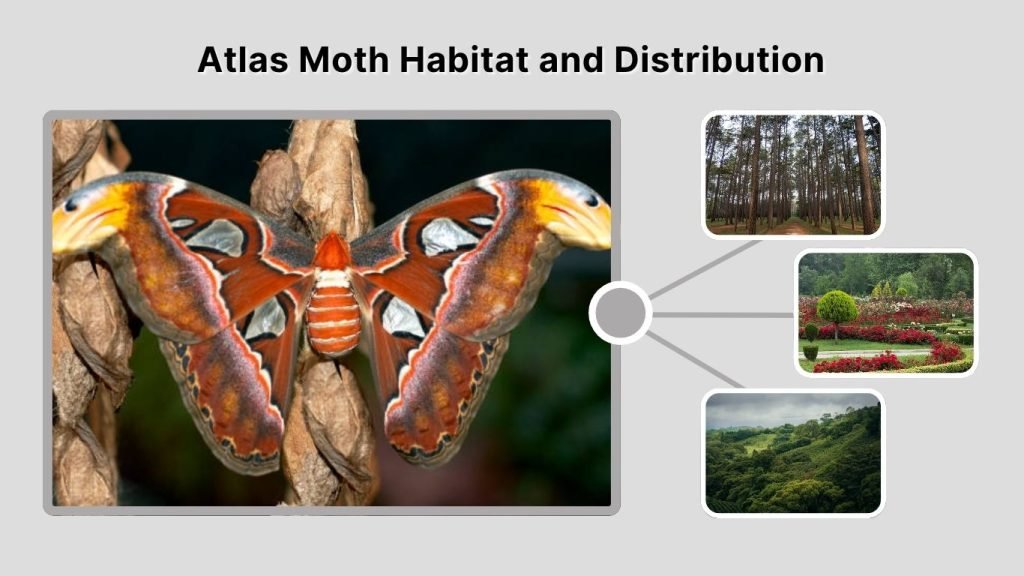 Atlas Moth Habitat and Distribution