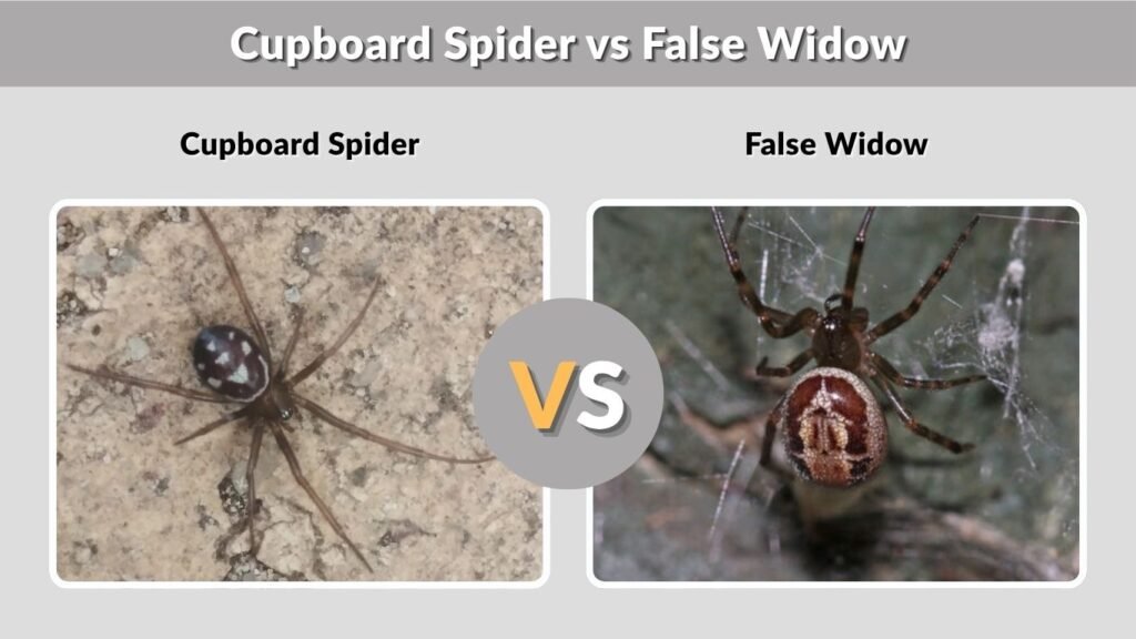 Cupboard Spider vs False Widow