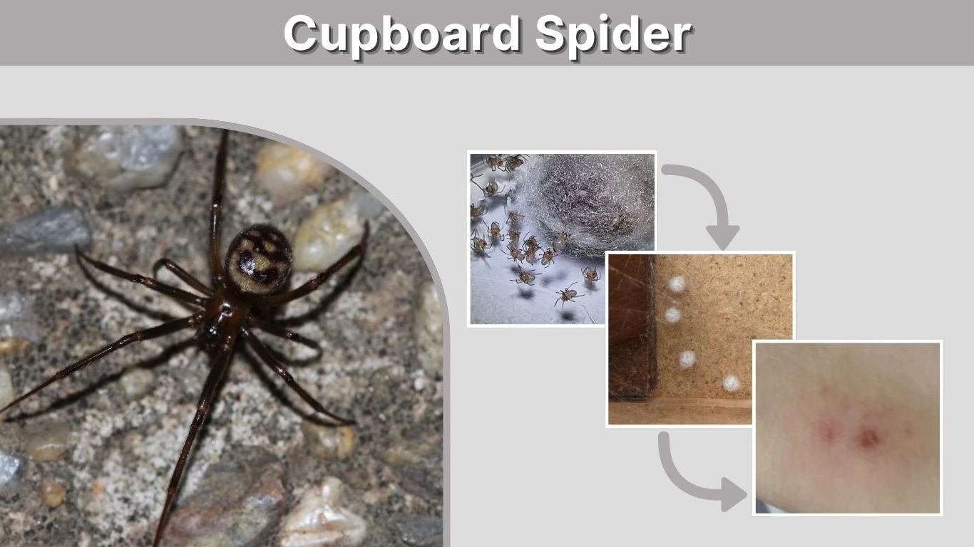 Cupboard Spider: Bite, Size, Web, and Identification