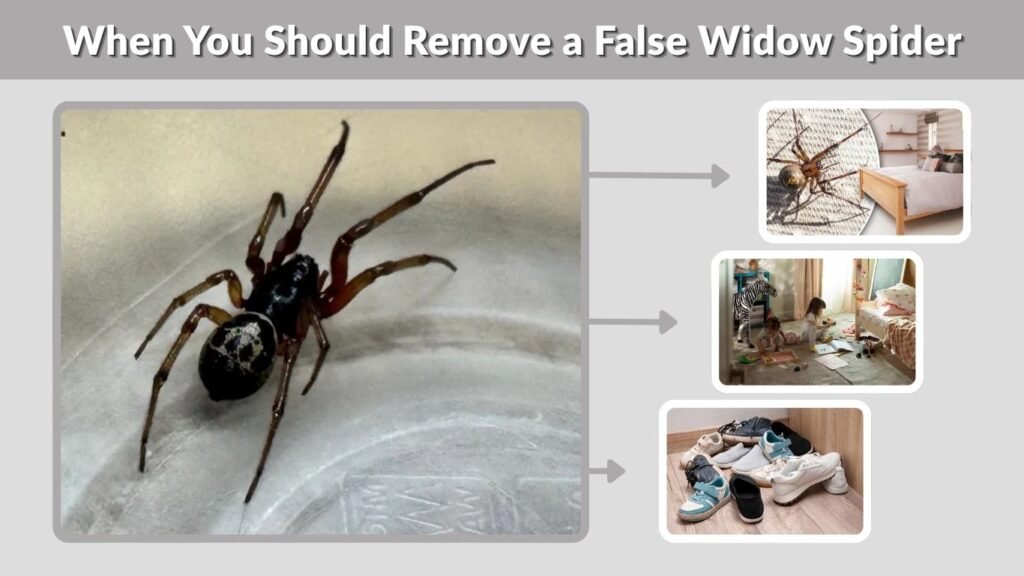 When You Should Remove a False Widow Spider
