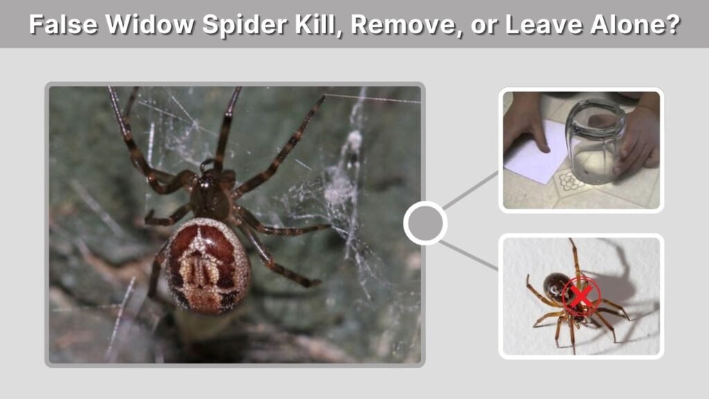 False Widow Spider Kill, Remove, or Leave Alone?