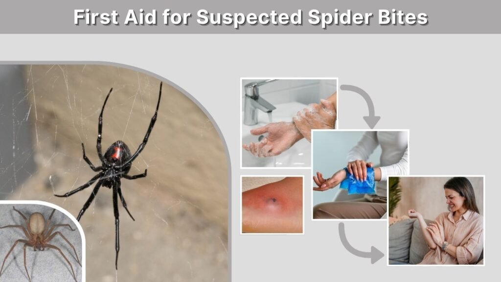 First Aid for Suspected Spider Bites