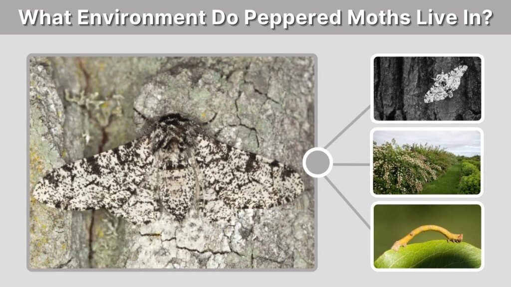 What Environment Do Peppered Moths Live In?