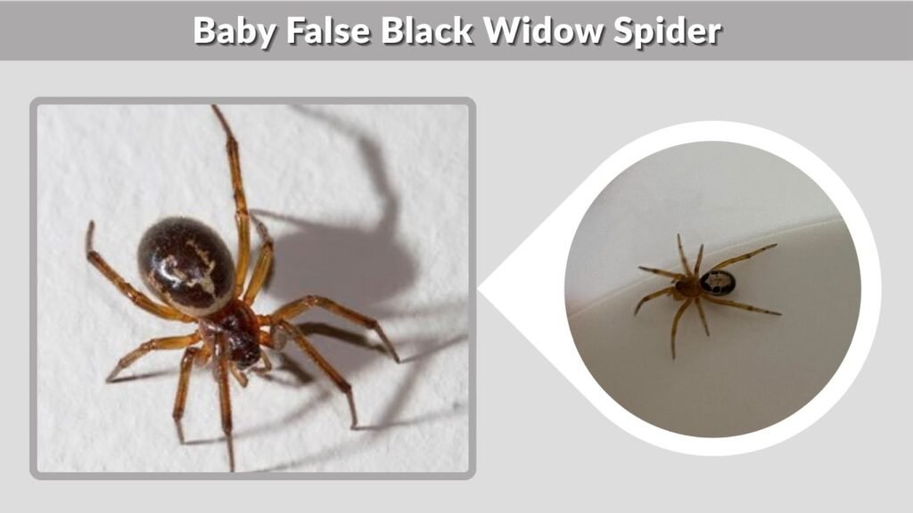 Baby False Black Widow Spider