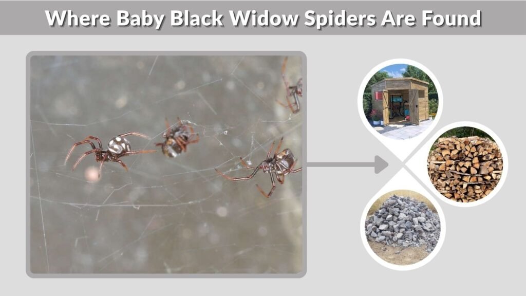 Where Baby Black Widow Spiders Are Found