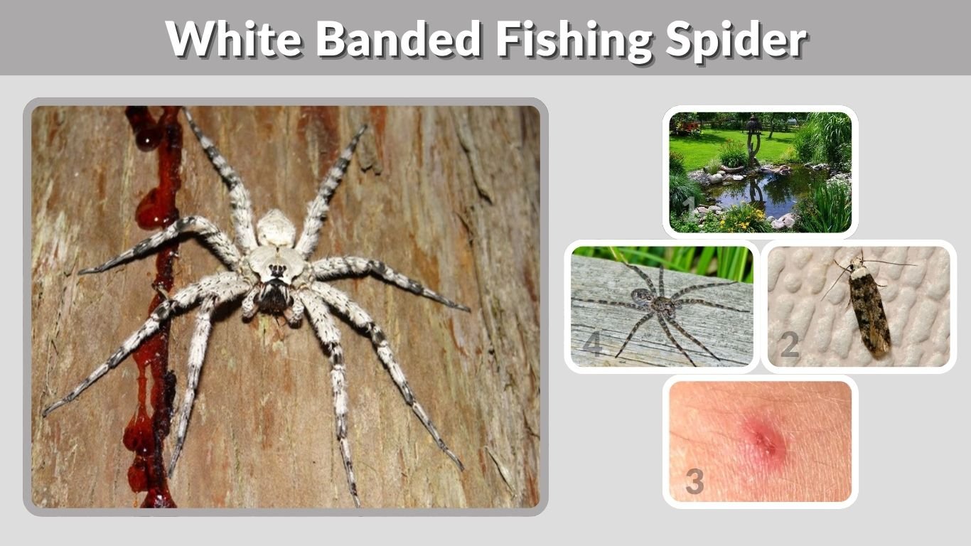 White Banded Fishing Spider: Size, Bite and Facts