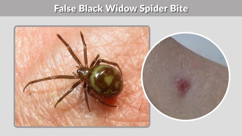 False Black Widow Spider Bite