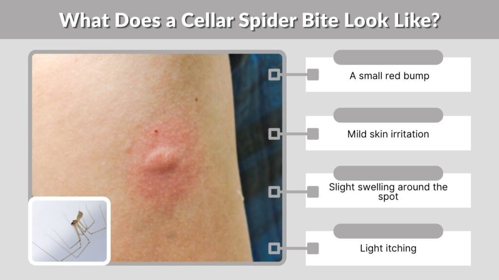 What Does a Cellar Spider Bite Look Like?