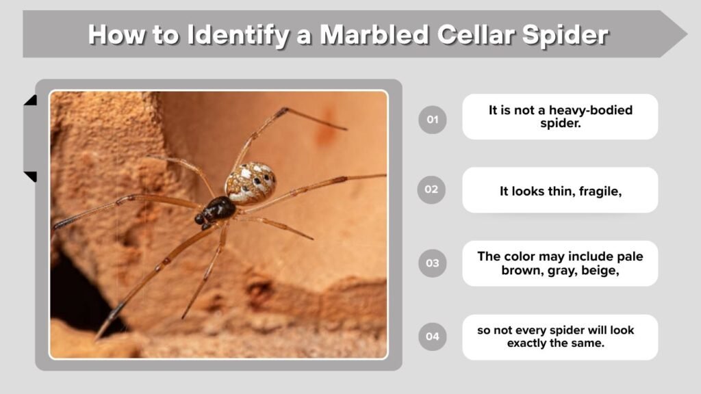 How to Identify a Marbled Cellar Spider