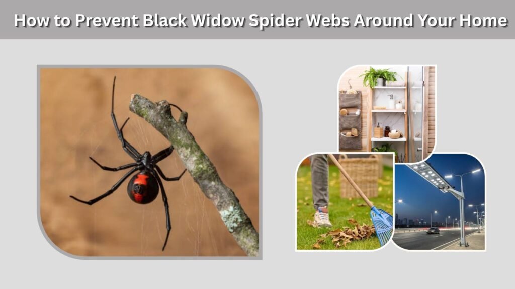 How to Prevent Black Widow Spider Webs Around Your Home