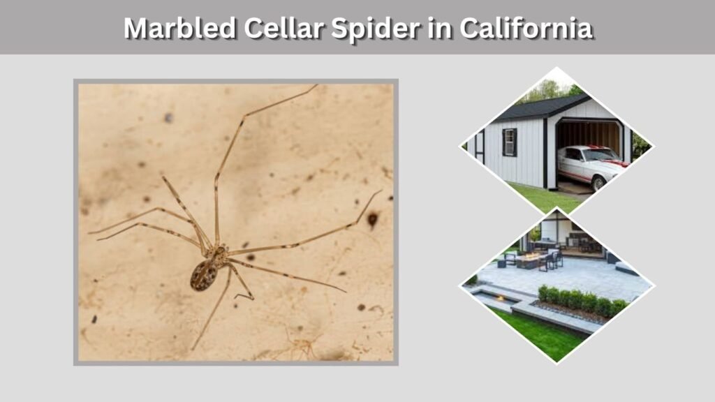Marbled Cellar Spider in California