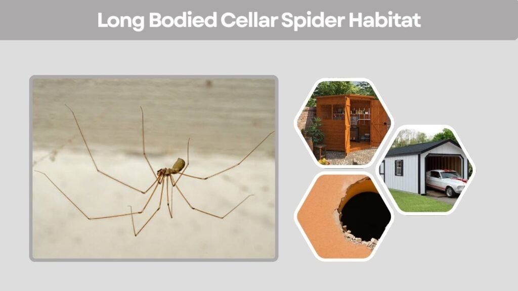 Long Bodied Cellar Spider Habitat