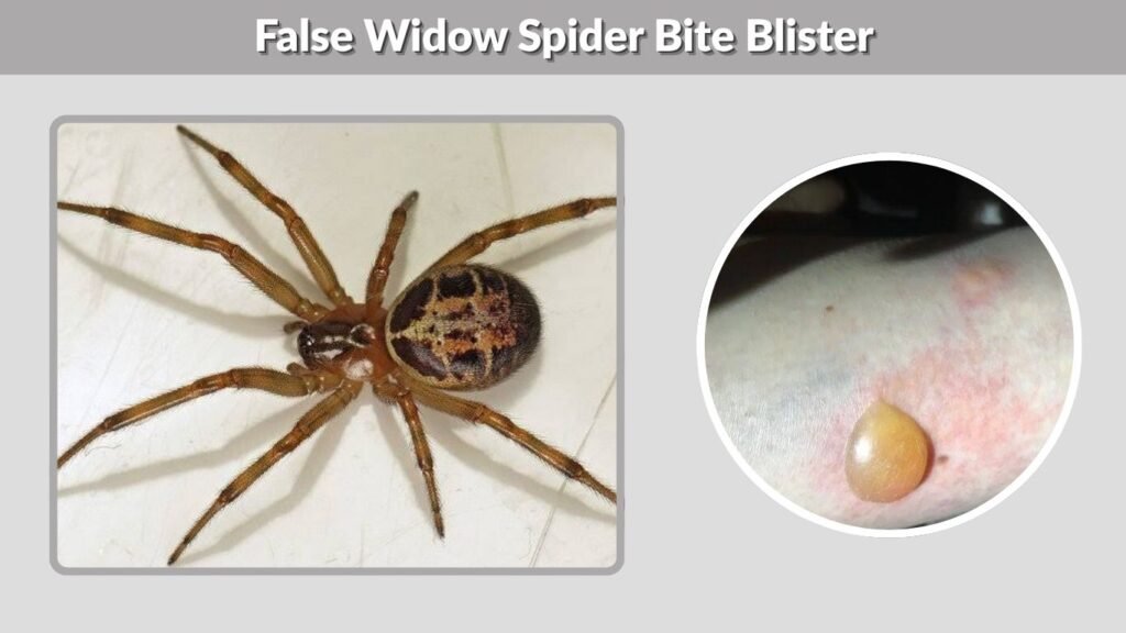 False Widow Spider Bite Blister