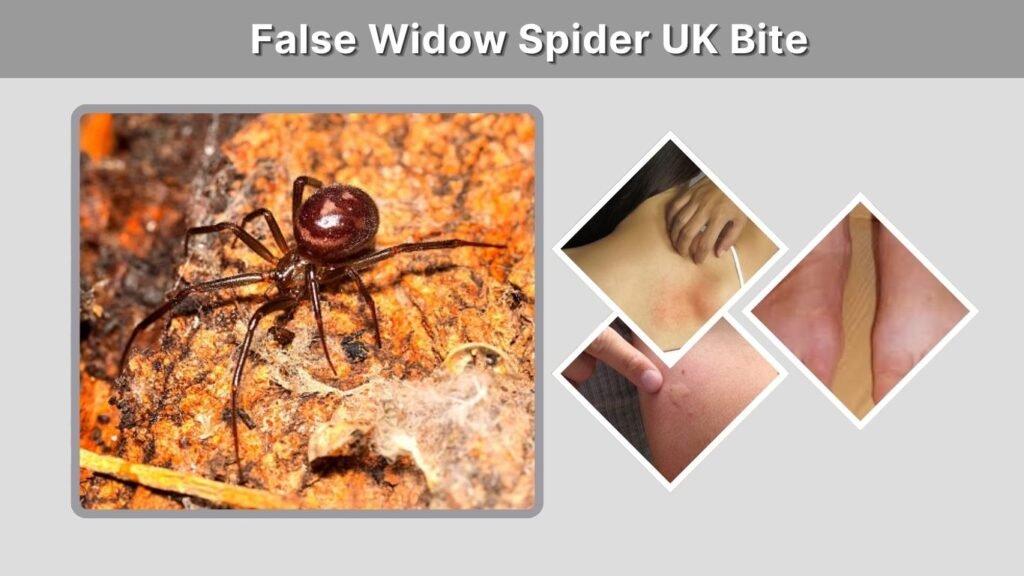 False Widow Spider UK Bite