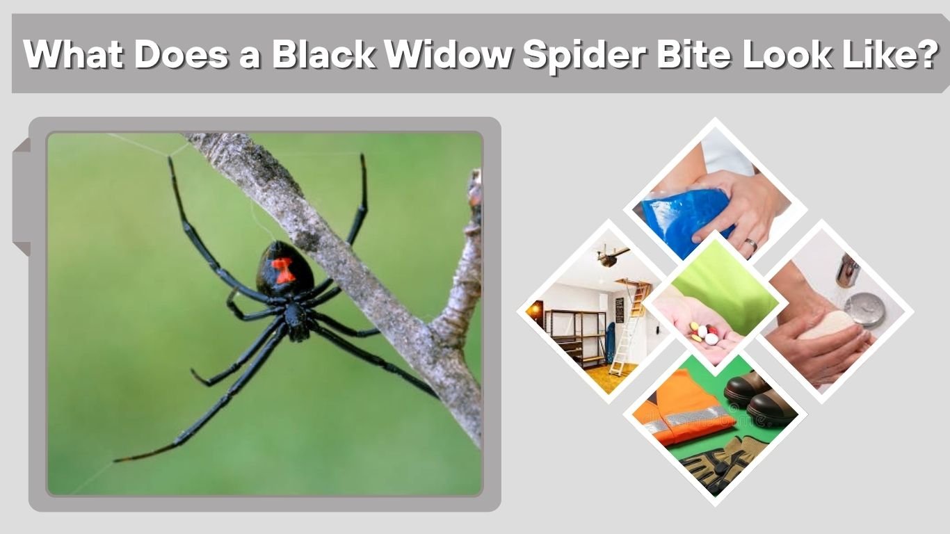 What Does a Black Widow Spider Bite Look Like?