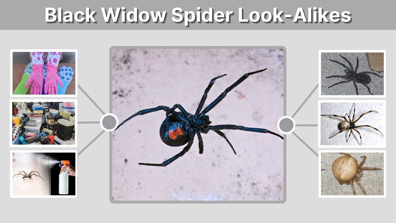 Black Widow Spider Look-Alikes: How to Tell the Difference