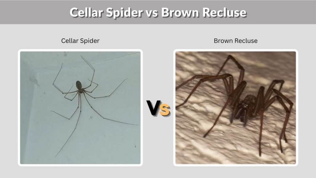 Cellar Spider vs Brown Recluse
