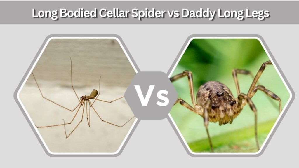 Long Bodied Cellar Spider vs Daddy Long Legs