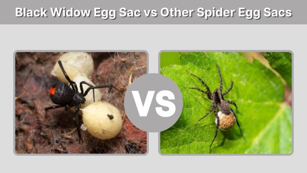 Black Widow Egg Sac vs Other Spider Egg Sacs