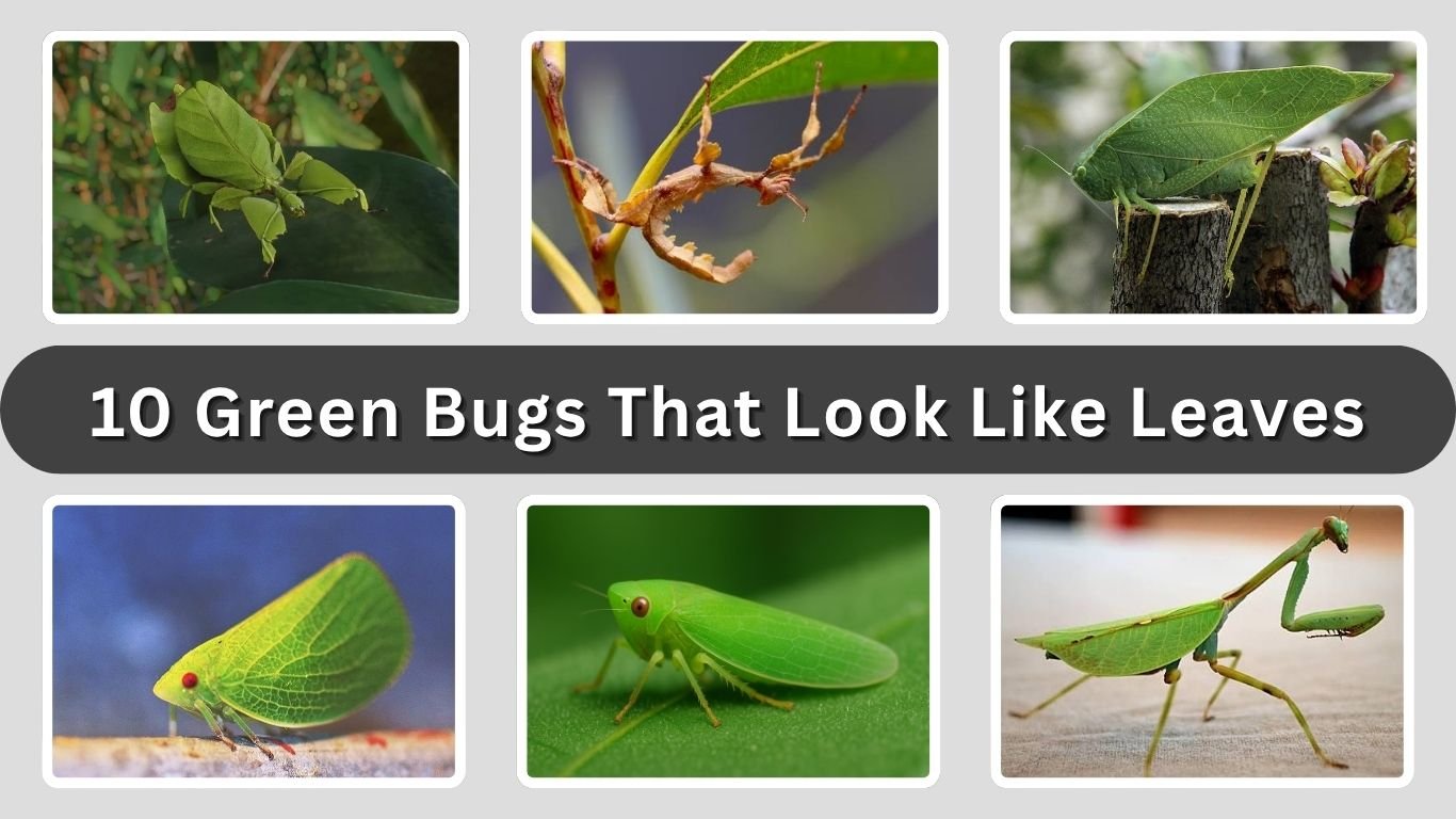 10 Green Bugs That Look Like Leaves: Identification with Pictures