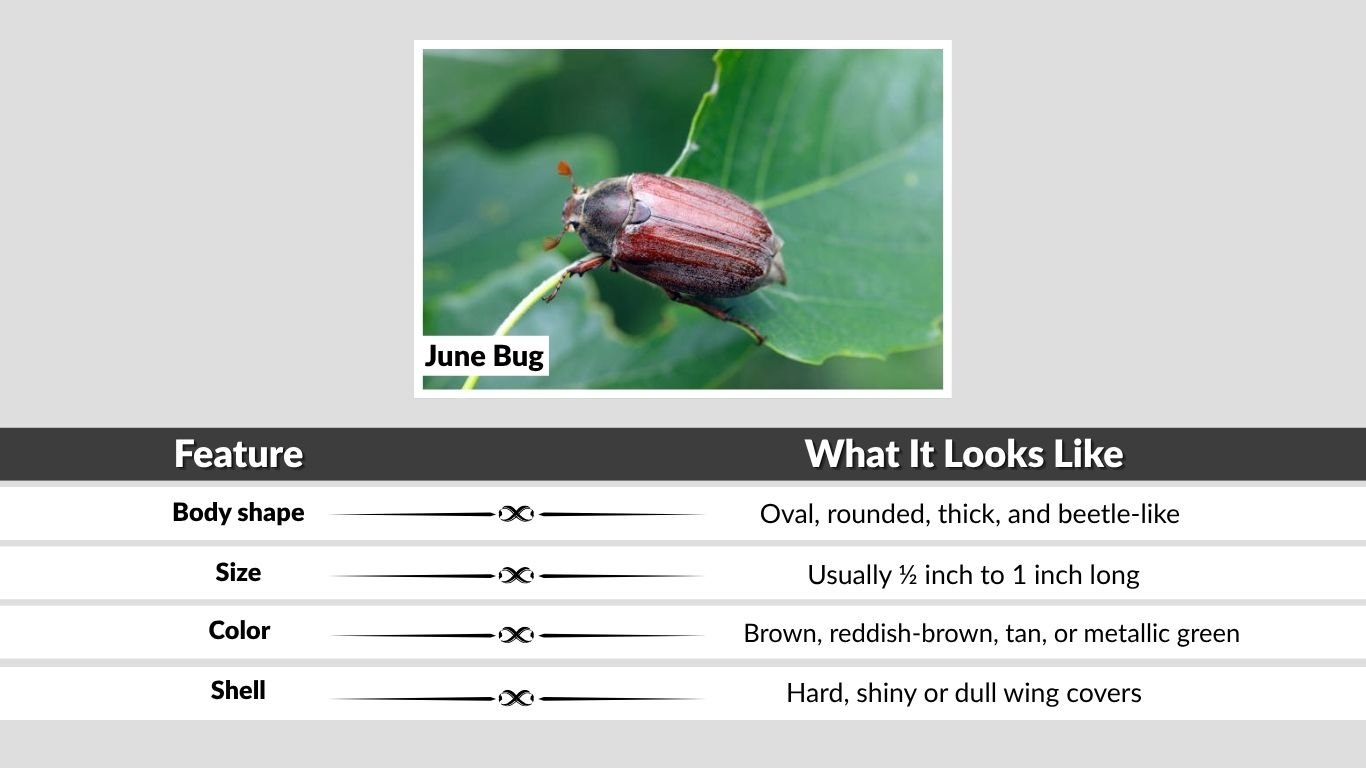 Junebug Ohio Insect What Does a June Bug Look Like? Easy Identification Guide