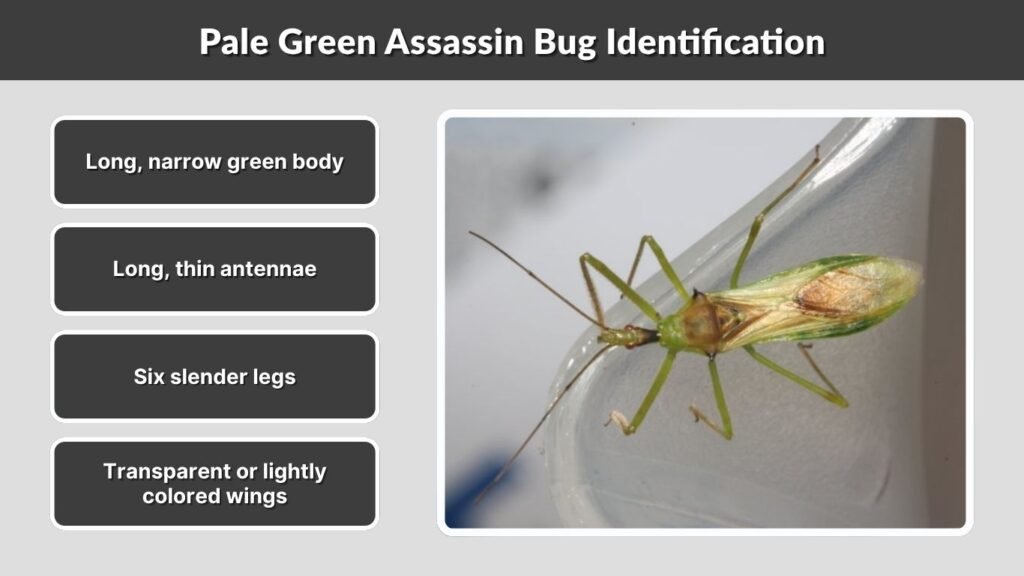 Pale Green Assassin Bug Identification
