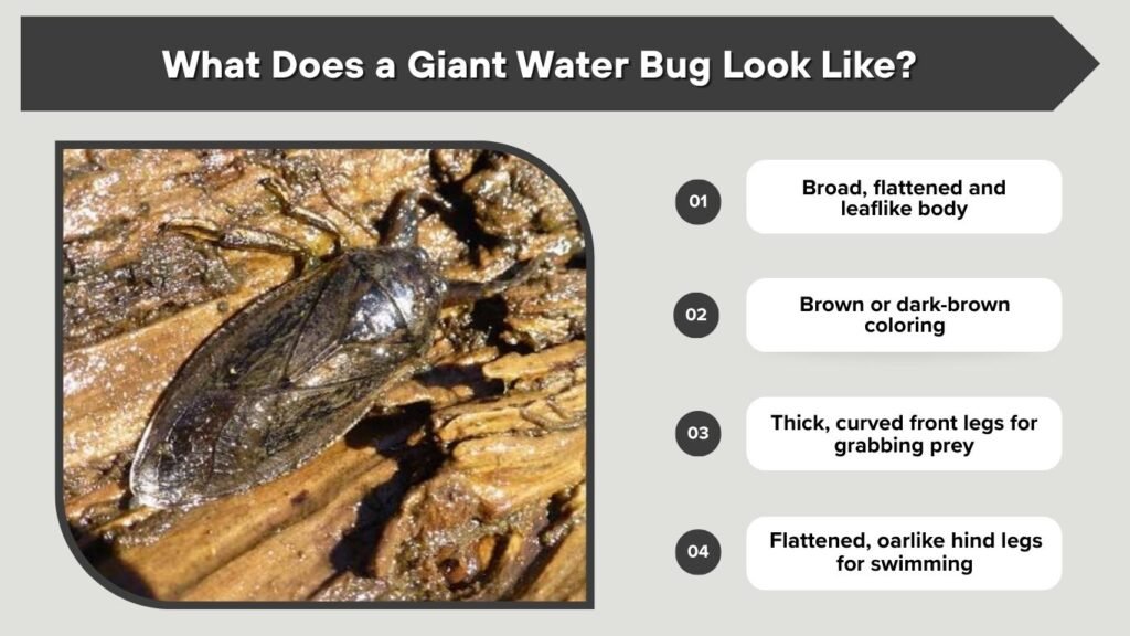 What Does a Giant Water Bug Look Like?