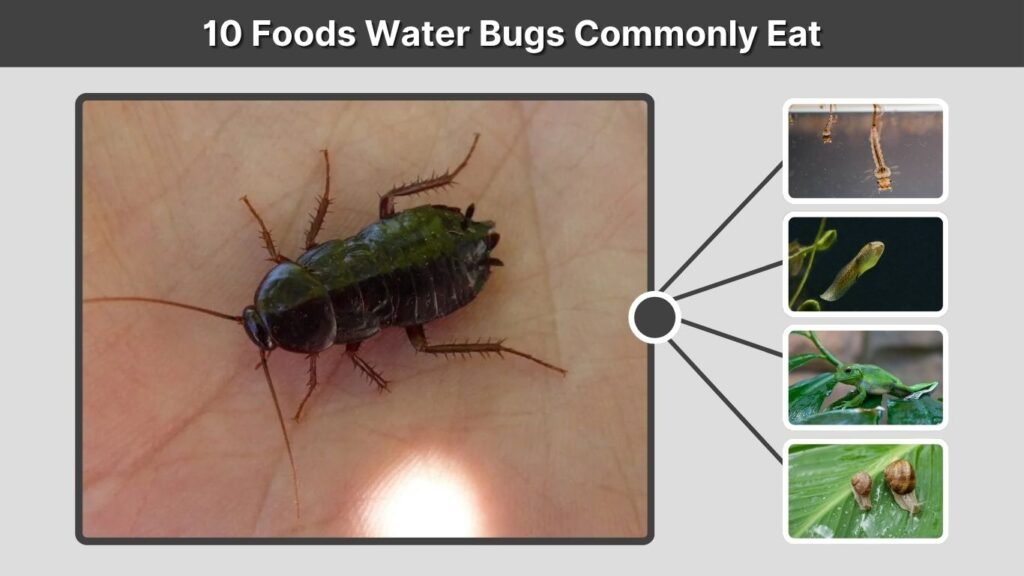 10 Foods Water Bugs Commonly Eat