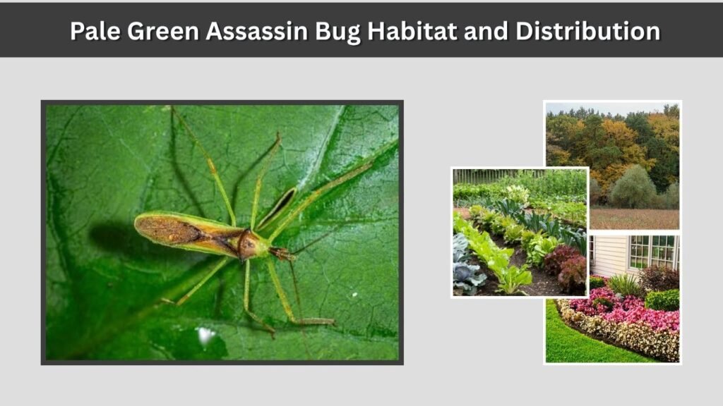 Pale Green Assassin Bug Habitat and Distribution