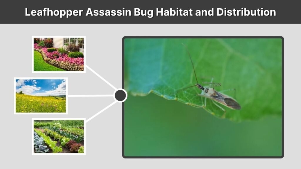 Leafhopper Assassin Bug Habitat and Distribution