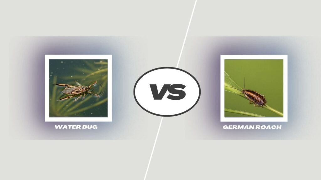 Water Bug vs. German Roach