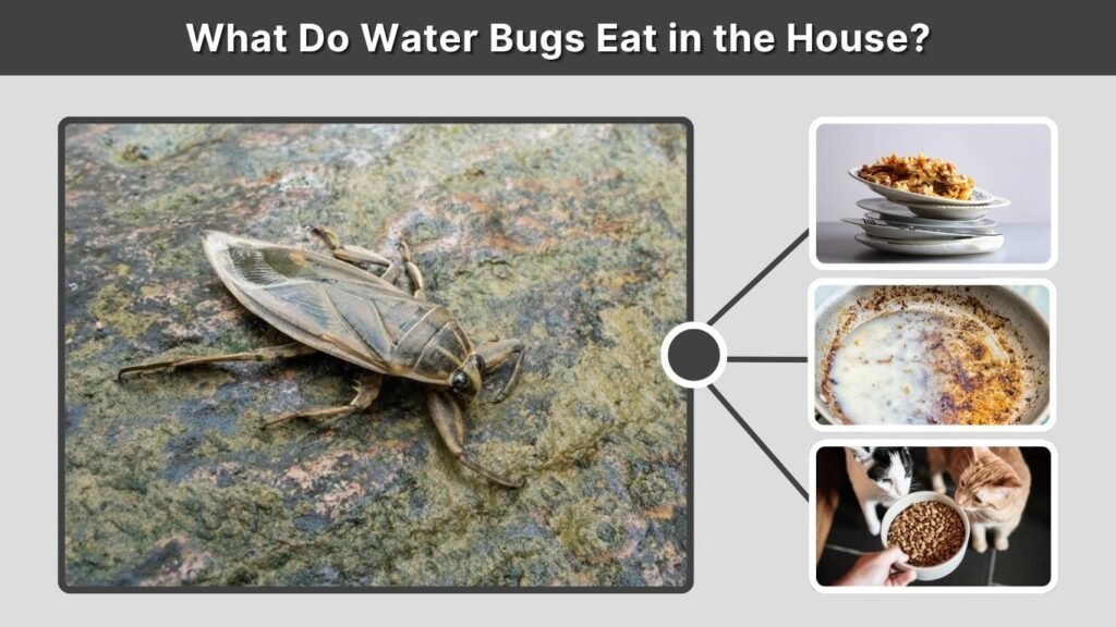 What Do Water Bugs Eat in the House?