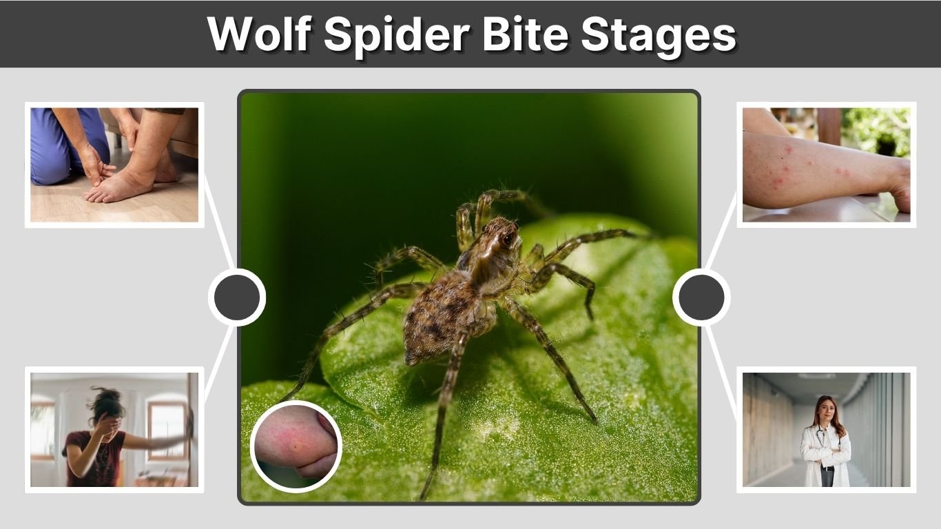 Wolf Spider Bite Stages: Day-by-Day Symptoms and Healing