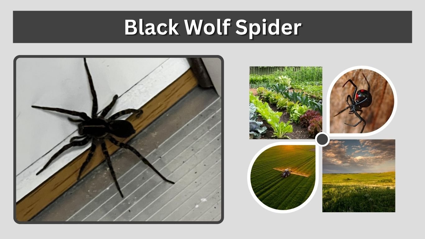 Black Wolf Spider: Identification, Bite, Size and Facts