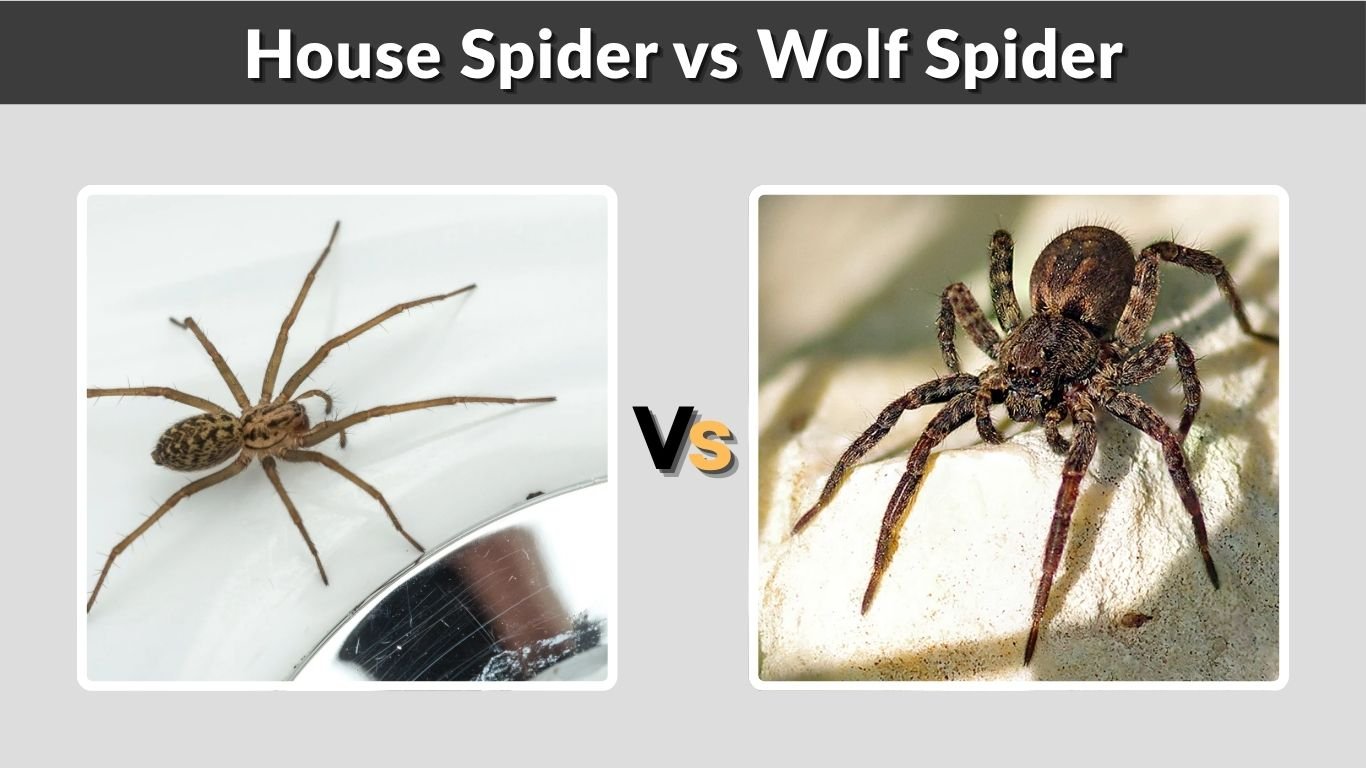 House Spider vs Wolf Spider: Key Differences & Identification