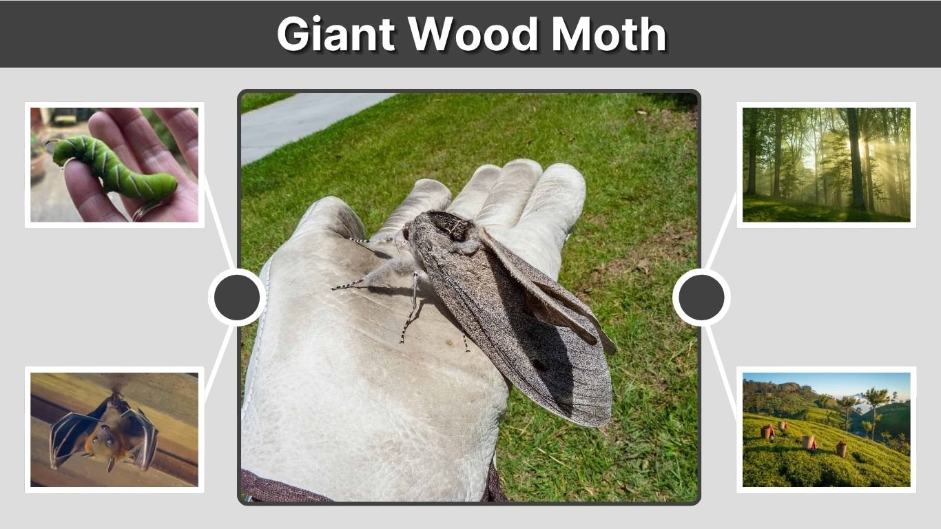 Giant Wood Moth: Size, Life Cycle, Bite and Facts