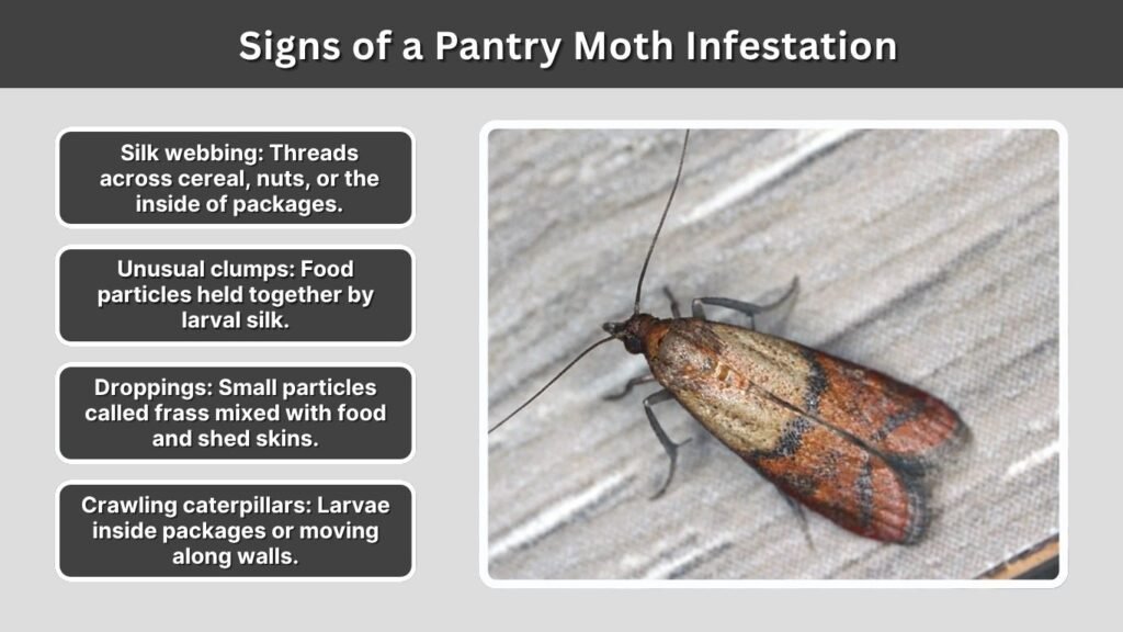 Signs of a Pantry Moth Infestation