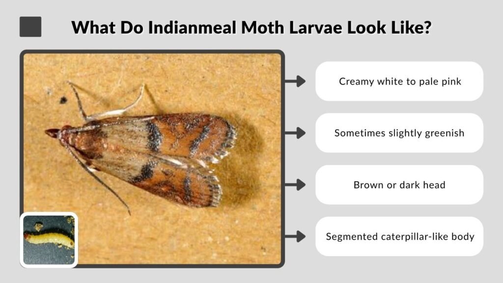 What Do Indianmeal Moth Larvae Look Like?