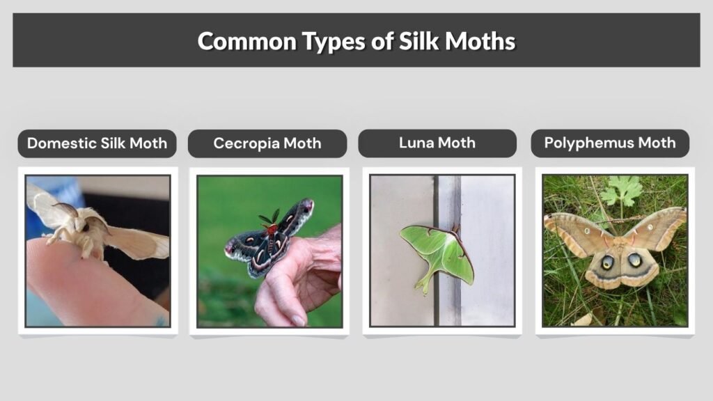 Common Types of Silk Moths