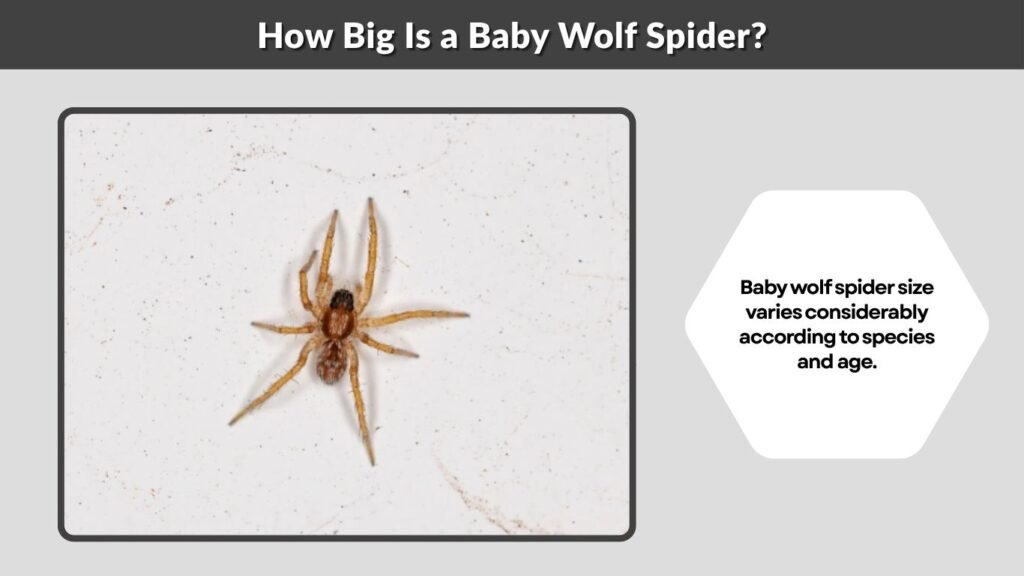 How Big Is a Baby Wolf Spider?
