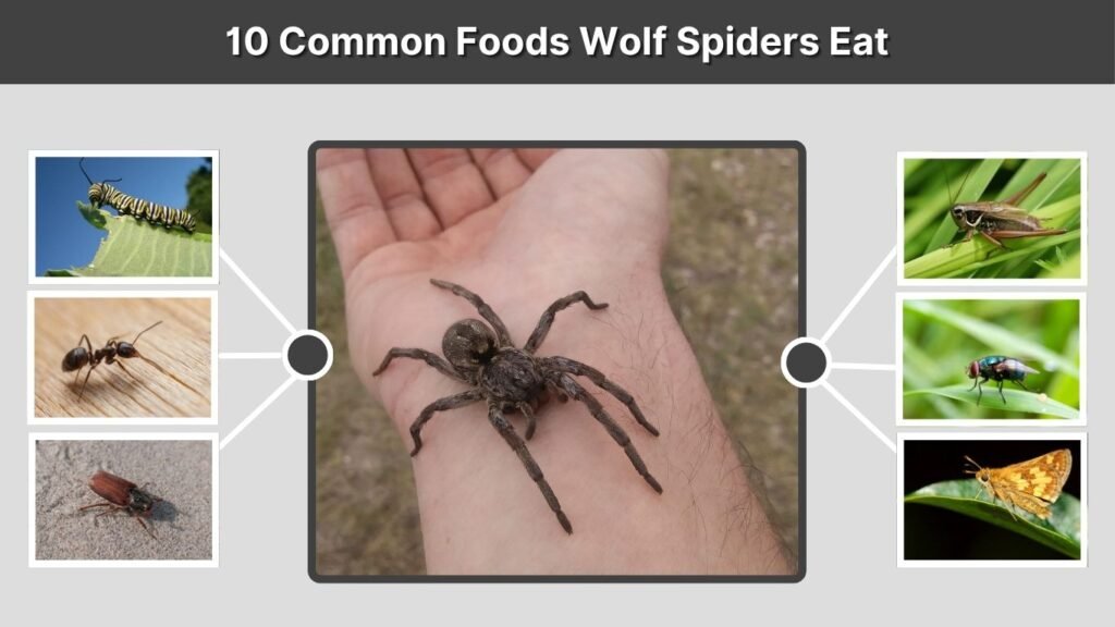 10 Common Foods Wolf Spiders Eat