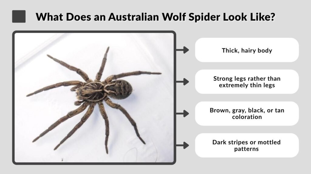 What Does an Australian Wolf Spider Look Like?