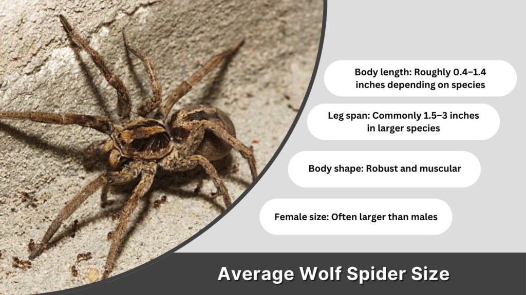Average Wolf Spider Size