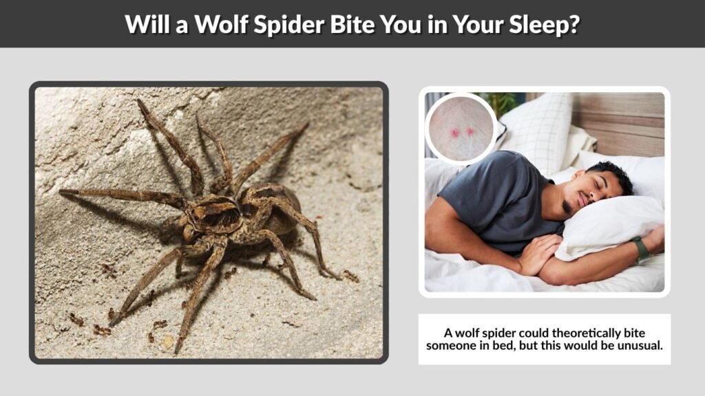 Will a Wolf Spider Bite You in Your Sleep?
