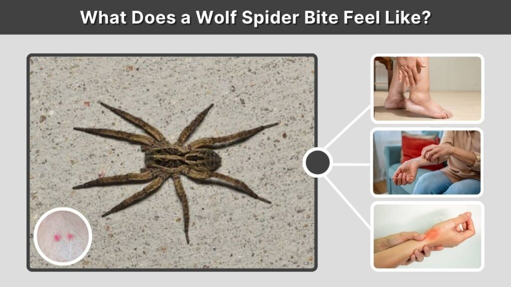 What Does a Wolf Spider Bite Feel Like?