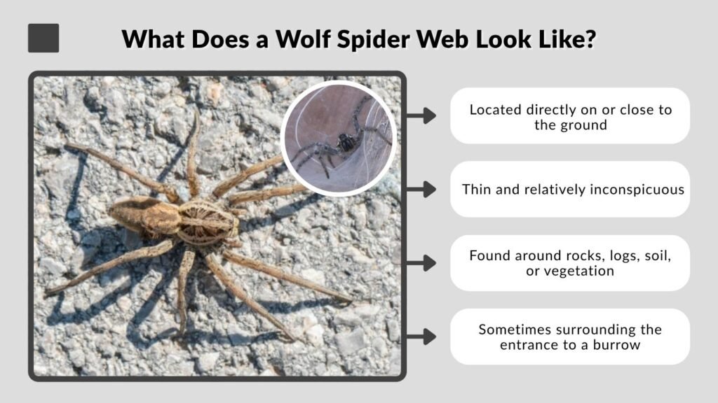 What Does a Wolf Spider Web Look Like?