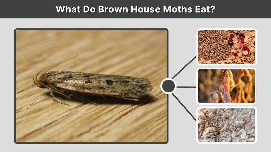 What Do Brown House Moths Eat?
